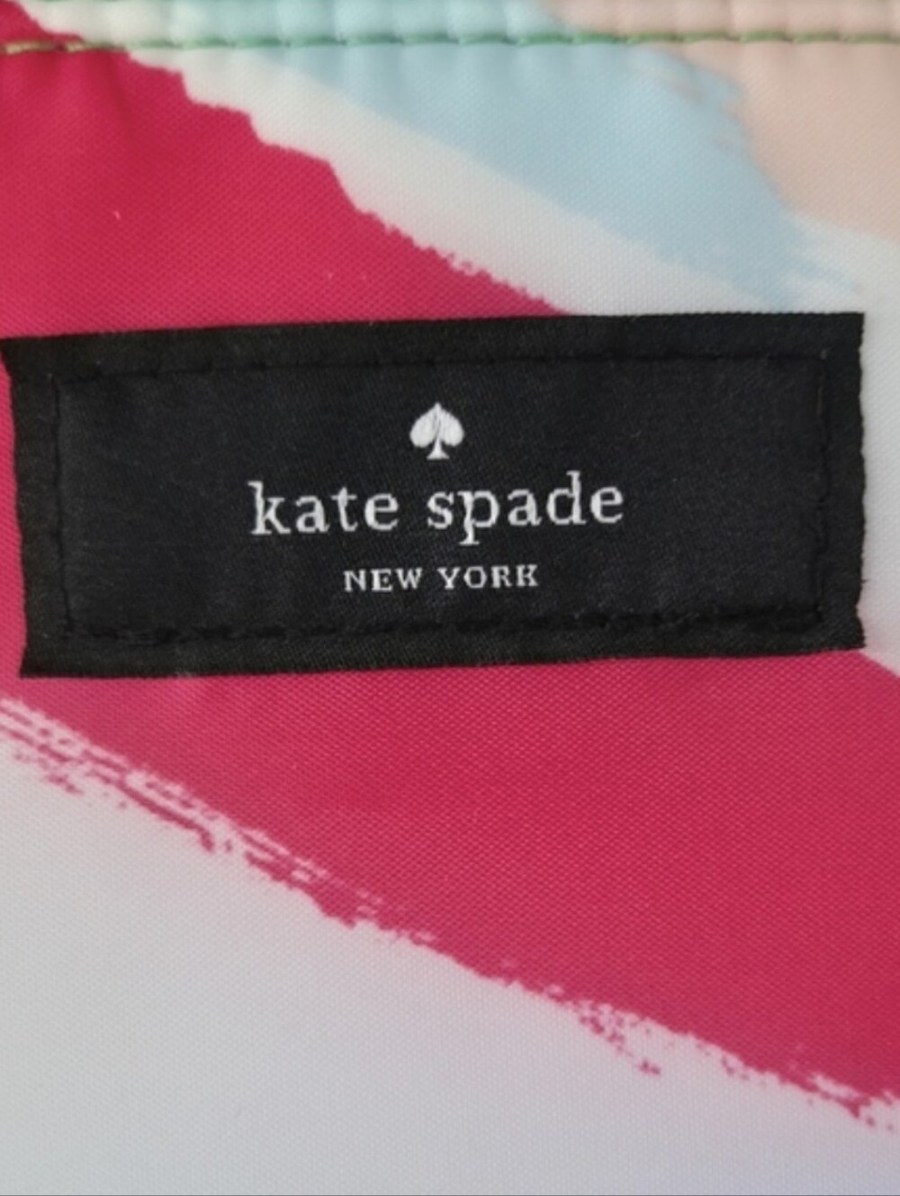 Kate Spade Brushstroke Zip Pouch Multicolor Dopamine Dressing - Picture 2 of 6